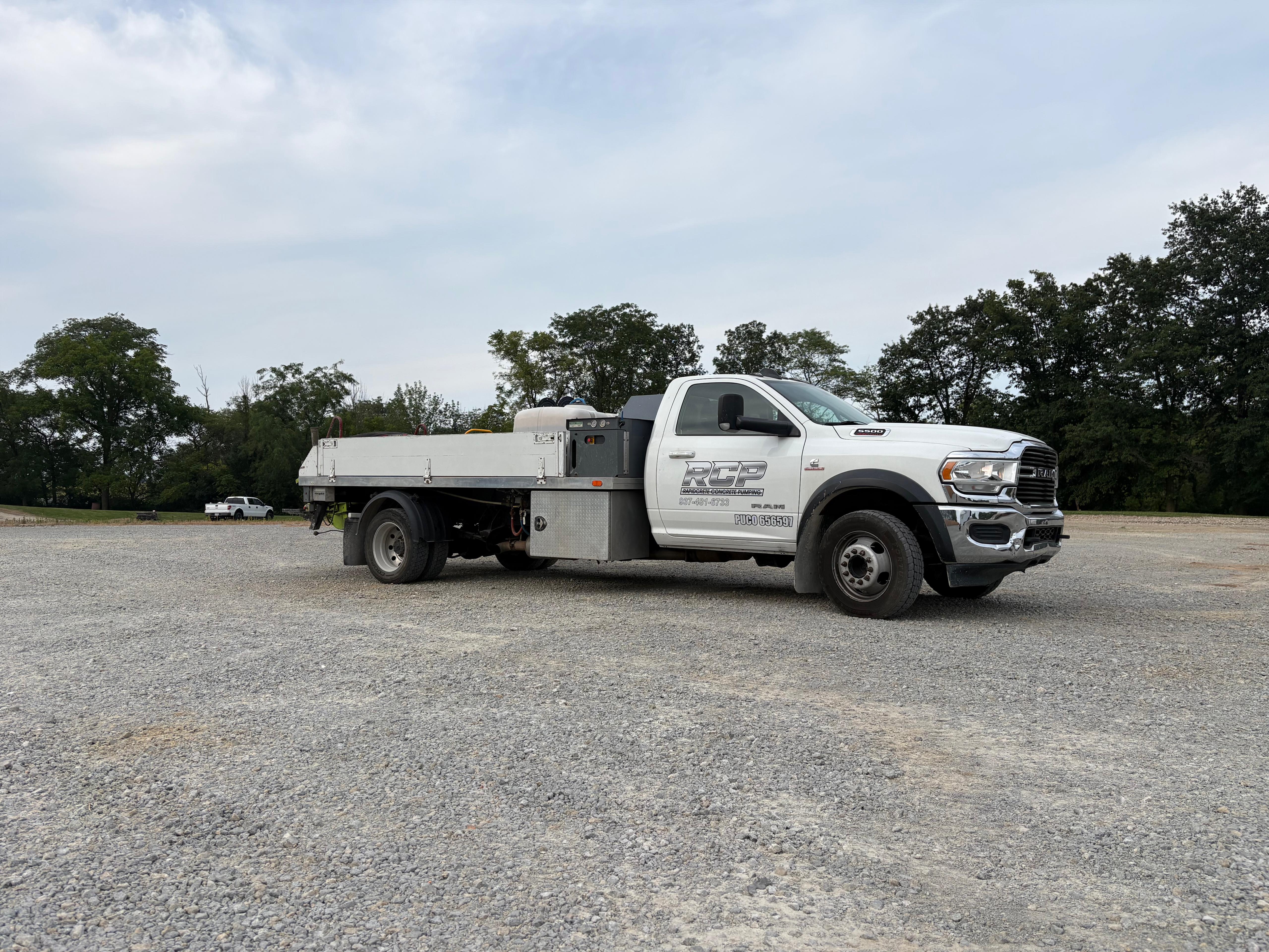 Rapid-Crete line pump truck